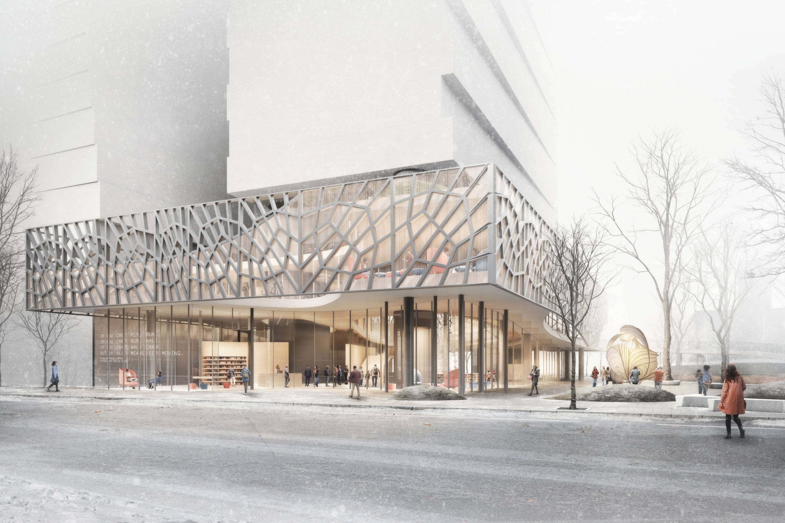 Cleveland Public Library<br>Martin Luther King Jr. Branch<br>Runner Up, Commissioned:<br>International Design Competition